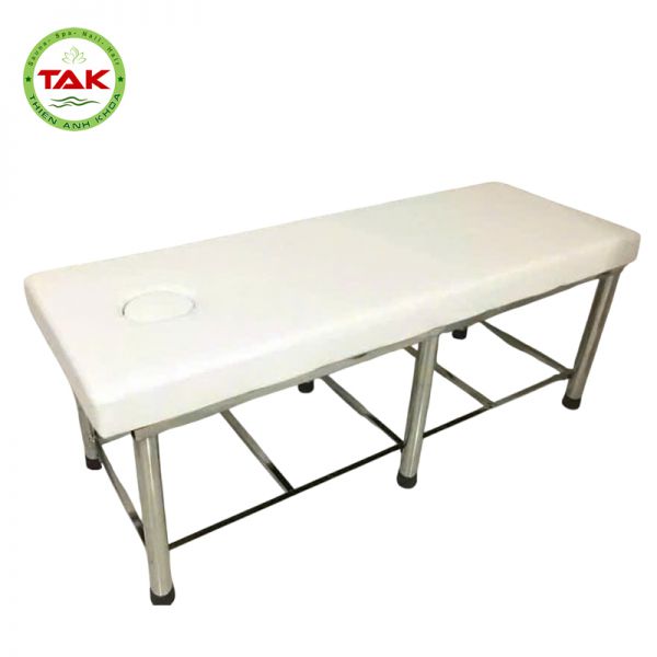 Giường Massage Body Chân Sắt - Inox