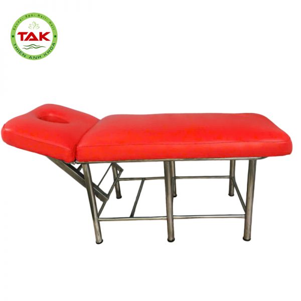 Giường Massage Body Chân Sắt - Inox
