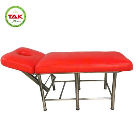 Giường Massage Body Chân Sắt - Inox