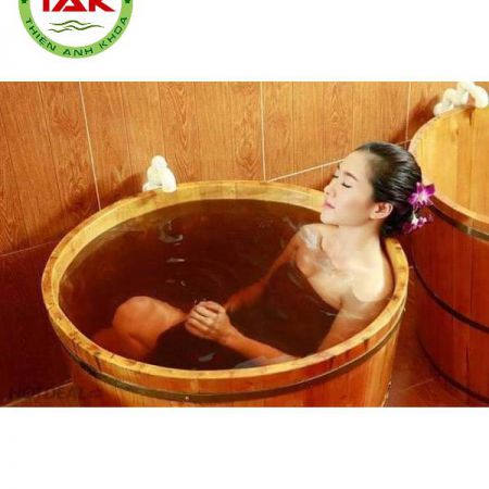 Bồn tắm gỗ 1